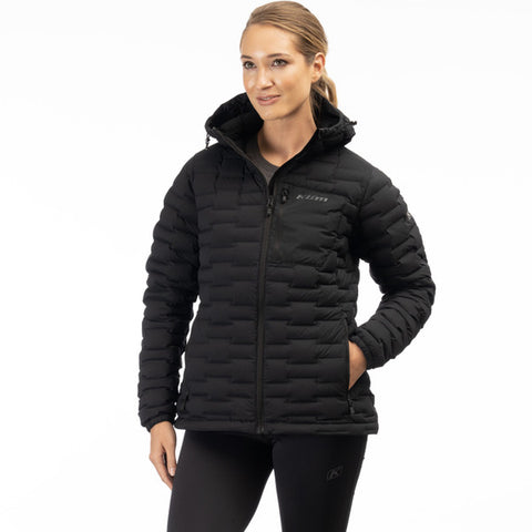 LUNA STRETCH DOWN HOODED JACKET